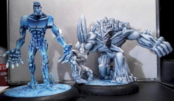 Malifaux ice golems - old and new by Nagash FFC