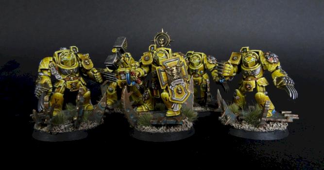 IMPERIAL FISTS TERMINATORS by siny lemur