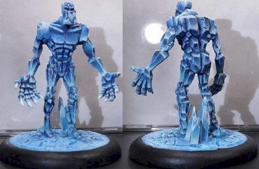 Malifaux new arcanist ice golem by Nagash FFC