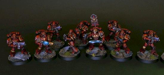 Blood Angels pre heresy tactical squad by Artosh