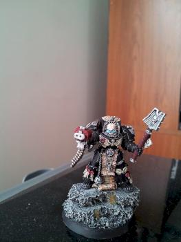 Space Marine Terminator Chaplain by Darkfenix