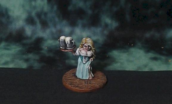 Halfling Barmaid by chaos spawn