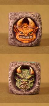 Monster Dice Set 4 -- Demon Dice by smilie23