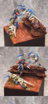 Dark eldar wych Vs Hormagaunt by Heldiar