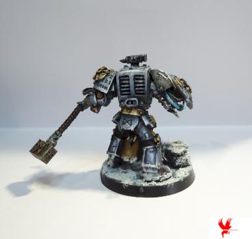 Arjac Rockfist, Space Wolves by RedRavonMinis