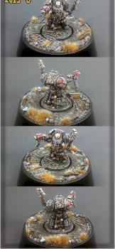 Scar_hand Painting - Space Marines Terminator Chaplain by Nazroth by Nazroth