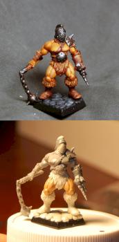 Mordheim Pit Fighter (Scratchbuild) by Spongeboss Uru