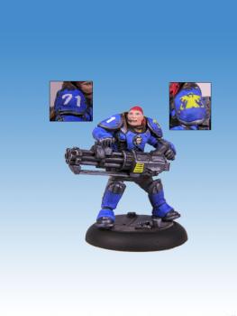 Reaper 50022 Reggie Van Zandt, Space Marine by Vicky