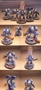 Heavy Armoured Infantery - Space Marine Terminators by Frimini