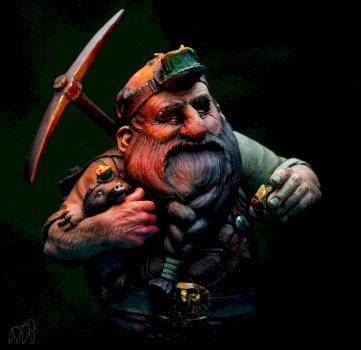 Dwarf Miner - Gold Digger by jarhead