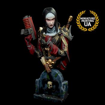 Amalia Adepta Sororitas Painted Bust by Miniature_Painting_UA