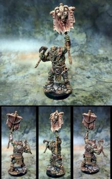 Orc standard bearer by PenOfChaos