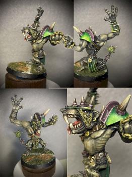 BloodBowl Rat Ogre Star Player by dsk493