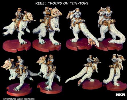 Rebel Troops on Ton-Tons by mousekiller