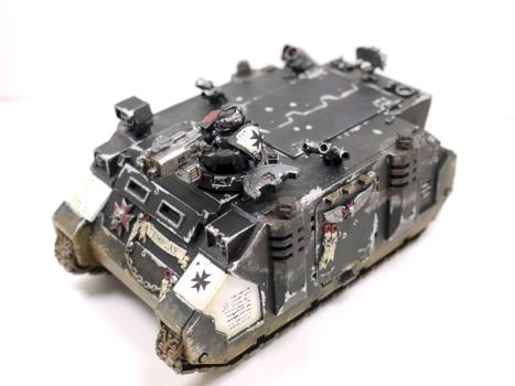 Space Marine Black Templar Rhino by Gitz bitz