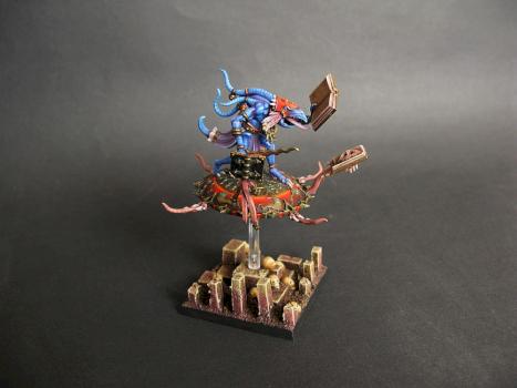 Herald of Tzeentch on disc by siny lemur