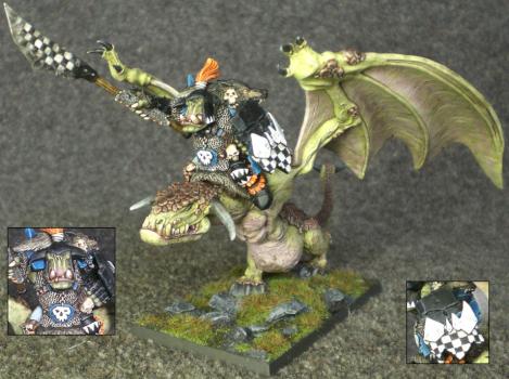 Orc Warboss on Wyvren by cb_rex