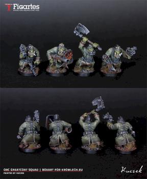 Orc Greycoat squad for Kromlech.eu by Kuczek