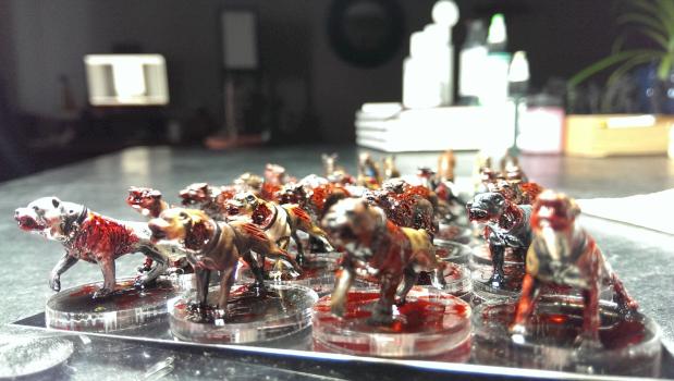 Zombicide Zombie Dogs by nxumdon