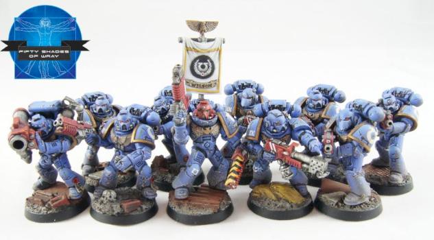 Ultramarine tactical squad 2 by PaintMyBits