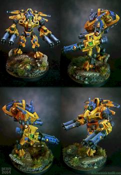 Forgeworld Tau XV9 Battlesuit by DarkStar