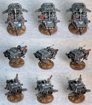 Ravenwing Land Speeders by oxazejam