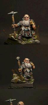 Norvik Bear a Pickaxe by TartarMiniatures