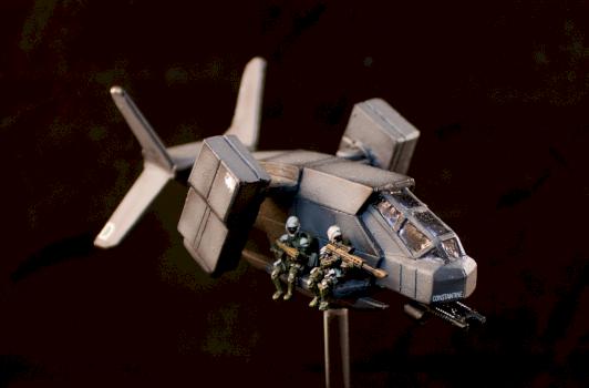 ClearHorizon Miniatures - Sparrowhawk-Class VTOL by mrharold