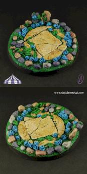 Round 60mm Elven Rosarium Base by Aspen_of_Ocean