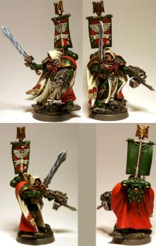 Dark Angels 3rd Company Master. AoBR captain convertion by Kmd