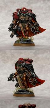 Space Marine Red Templars Sternguard Veteran 2 / Marshall Helbrecht by gimiak