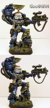 Space Marine Sergeant by lordNicon