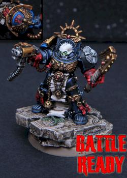 Crimson Fists Terminator Chaplain by Battleworthy Arts