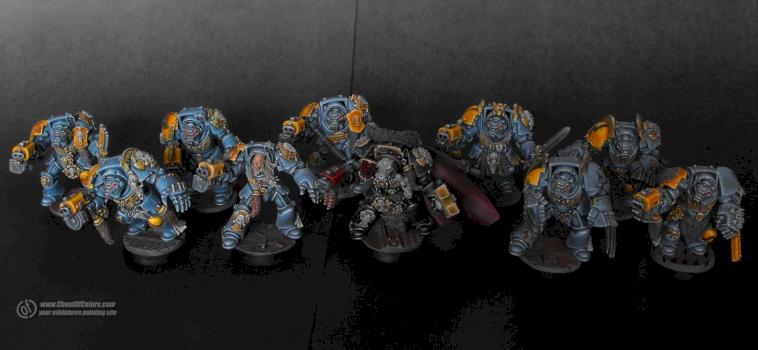 Space Wolves terminator pack by JerzyK