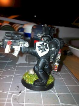 Black templars crusade squad leader(side view) by Kevv6