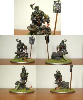 Ork Kommandos. Nob with a power klaw (2008) by bapfometh