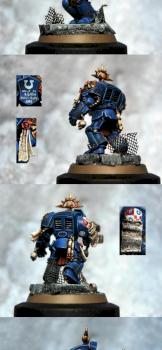 Space Marine Ultramarine Terminator Captain by Purc