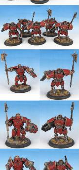 Khador Man-O-War Shock Troopers by Wickedcarrot