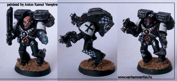 Black Templars Assault Marines by anton kamui vampire