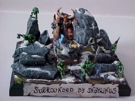 Crom the Conqueror on diorama by Beekay