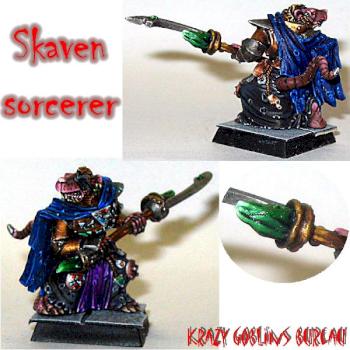 Mordheim Skaven Sorcerer by KrazyGoblins