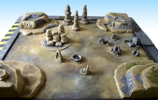 Desert Theme Gaming Table by ghostcrawler