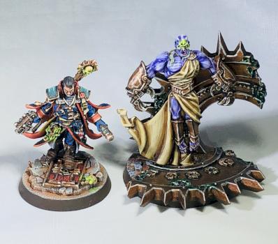 Inquisitor Eisenhorn and converted Cherubael daemon host by pitynoman