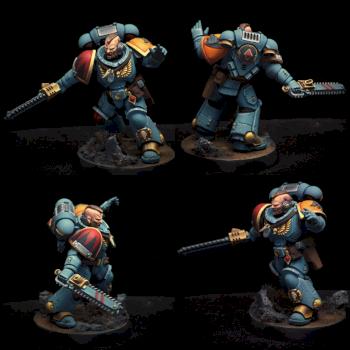 Space Wolves Primaris intercessor sergeant by El Sabel