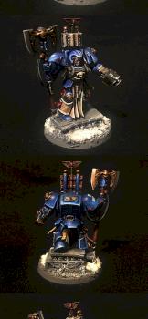 Blood Angels Librarian Terminator by oxenreed