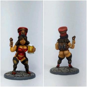 Chaos Dwarf Beer Babe - Tavern Wench by chaos spawn