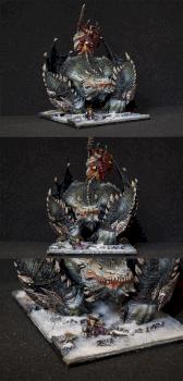 Doomlord on Wateland Behemoth Chaos Warriors Warhammer by ignaciovidal