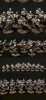 Imperial Guard | Astra Militarum Veteran Guardsmen by oxenreed