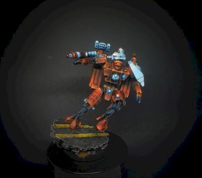 Tau XV8 Battlesuit Commander by risk0