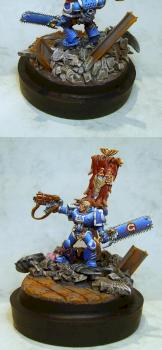 ULTRAMARINE TYRANID HUNTER by savage angel